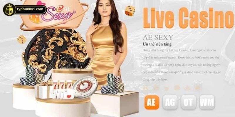 Top 4+ trò chơi AE Sexy đình đám nhất tại nhà cái Typhu88